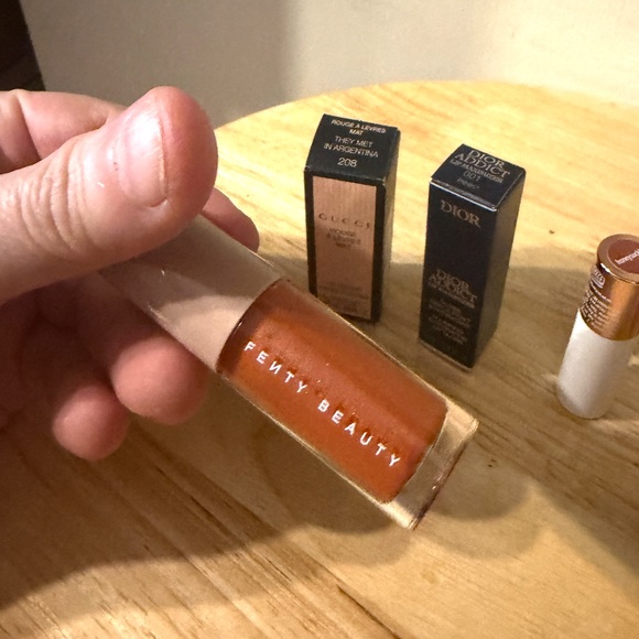 Set of six mini trial sizes luxury and high-end lipsticks and blush NEW - Picture 2 of 14